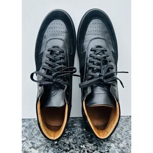 Beckett Simonon Black Leather Sneakers Shoes Men’s Size 14